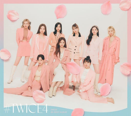 TWICE #TWICE4 First Limited Edition Type B CD+DVD+Card+Sticker WPZL-31947 NEW_1