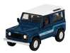 MINI GT 1/64 Land Rover Defender 90 County Wagon Stratos Blue LHD MGT00353-L NEW_1