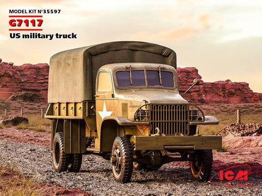 ICM 1/35 U.S. Army G7117 US Milltary Truck Plastic Model Kit ICM35597 NEW_2