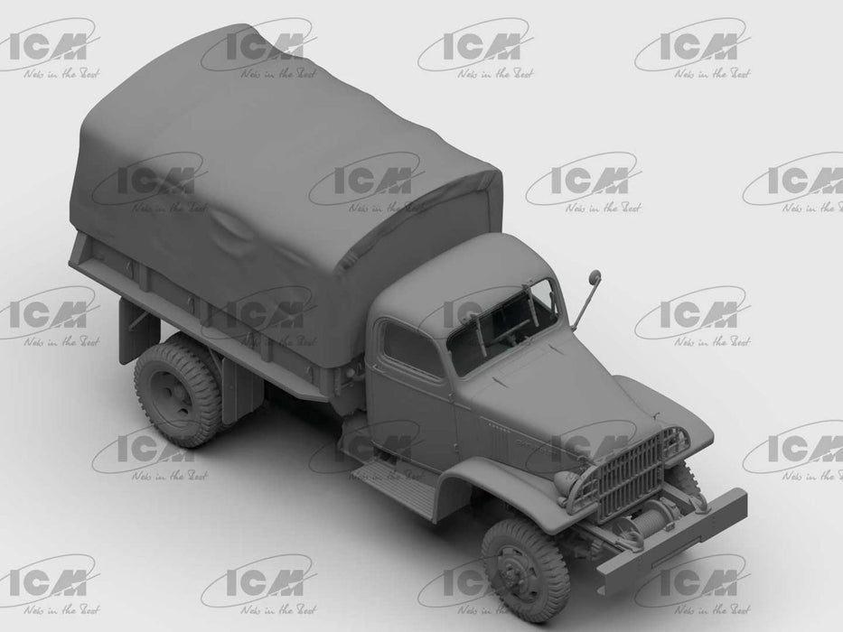 ICM 1/35 U.S. Army G7117 US Milltary Truck Plastic Model Kit ICM35597 NEW_3
