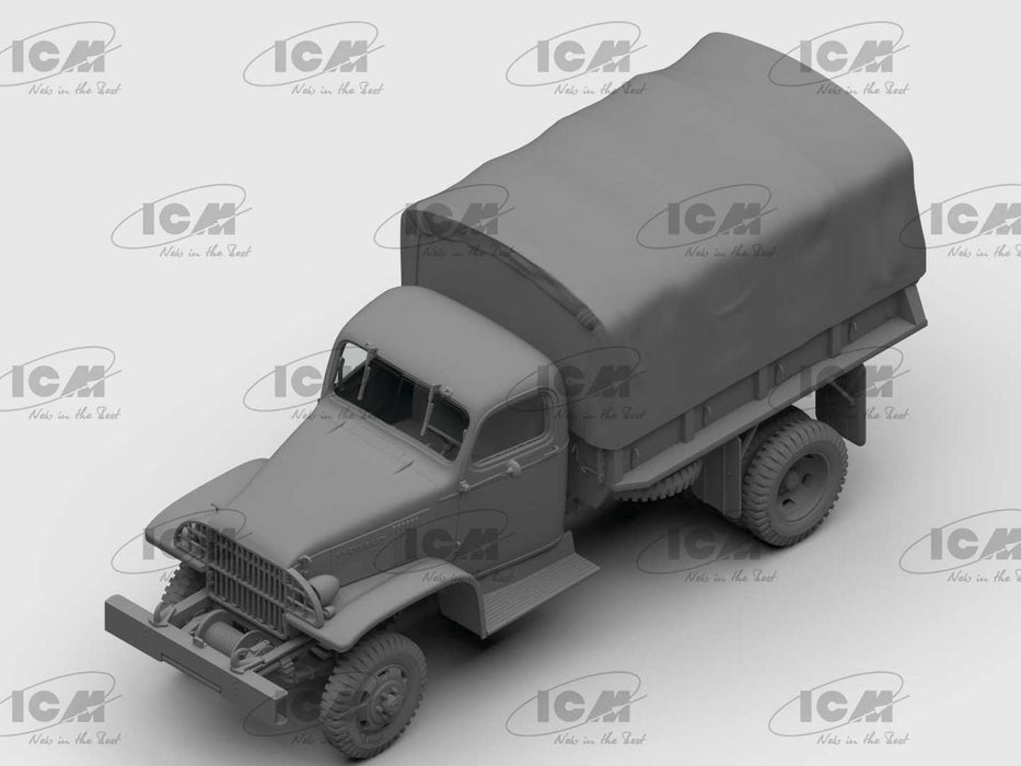 ICM 1/35 U.S. Army G7117 US Milltary Truck Plastic Model Kit ICM35597 NEW_4