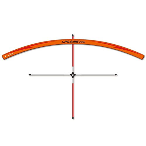 Swing Practice Instrument for Golf I.PLANE PRO Elite Grips Orange Plastic NEW_1