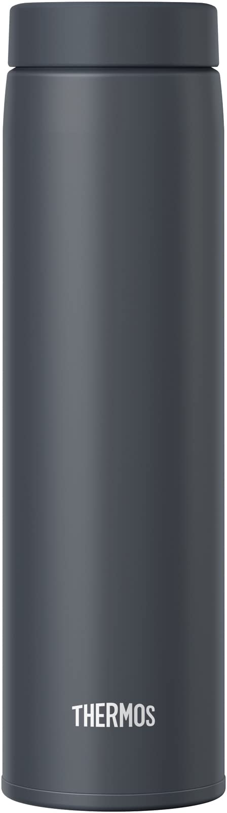 Thermos Water Bottle Vacuum Insulated Mobile Mug 600ml Dark Gray JON-600 DGY NEW_2