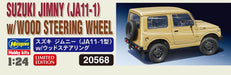 Hasegawa 1/24 SUZUKI JIMNY JA11-1 w/ WOOD STEERING WHEEL Model kit 20568 NEW_7