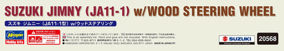 Hasegawa 1/24 SUZUKI JIMNY JA11-1 w/ WOOD STEERING WHEEL Model kit 20568 NEW_9