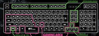 BitTradeOne bitFerrous 108 Key Gaming Keyboard BFKB108ILBK2 Death Illuminator_5