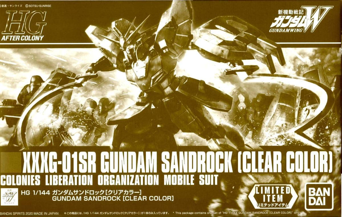 HG 1/144 Gundam Sandrock Clear Color Wing Gundam Model Kit Hobby Online Ltd. NEW_1