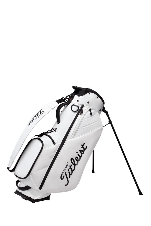TITLEIST Golf Men's Stand Caddy Bag 9 x 47 inch 3.4kg White Black TB22SXPSK NEW_1