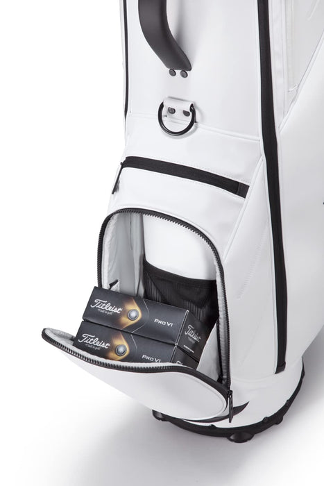 TITLEIST Golf Men's Stand Caddy Bag 9 x 47 inch 3.4kg White Black TB22SXPSK NEW_5