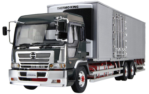 1/32 Hino Profia Teravie FR Hyster Short Frozen Van & Thermo King Model Kit NEW_1