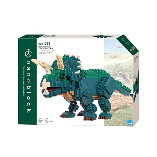Kawada Nanoblock Triceratops Dinosaur Deluxe Edition NBM-033 930 pieces NEW_2