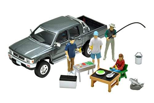 TOMICA Diocolle 14a 1/64 BBQ2 TOYOTA HILUX 4WD PICK UP SSR-X w/Figure 321576 NEW_1
