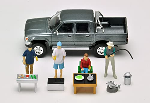 TOMICA Diocolle 14a 1/64 BBQ2 TOYOTA HILUX 4WD PICK UP SSR-X w/Figure 321576 NEW_2