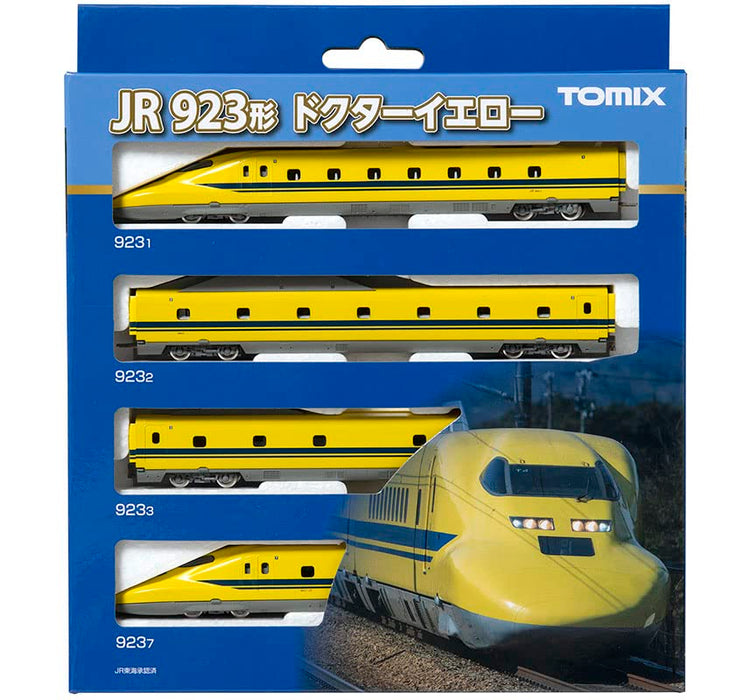 TOMYTEC 98480 N Gauge 923 Shinkansen Electric Rail Doctor Yellow Basic 4-cars_5