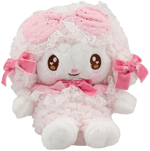 Sanrio Sweet Lolita Piano Plush Doll Small Size Pink ‎172129-22 H16xW15xD12cm_1
