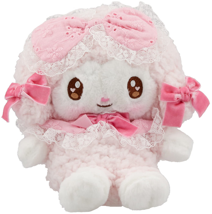 Sanrio Sweet Lolita Piano Plush Doll Small Size Pink ‎172129-22 H16xW15xD12cm_1