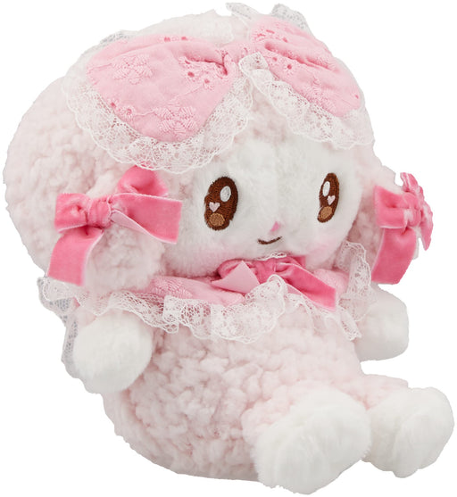 Sanrio Sweet Lolita Piano Plush Doll Small Size Pink ‎172129-22 H16xW15xD12cm_2