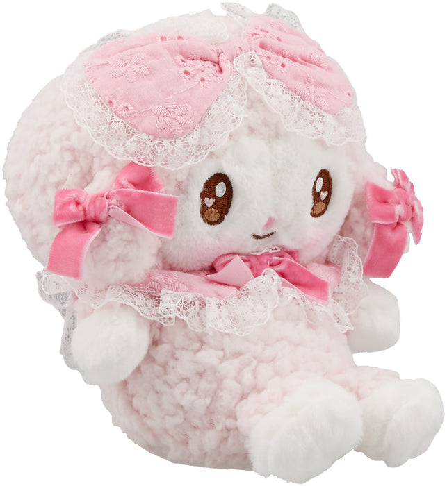 Sanrio Sweet Lolita Piano Plush Doll Small Size Pink ‎172129-22 H16xW15xD12cm_2