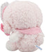Sanrio Sweet Lolita Piano Plush Doll Small Size Pink ‎172129-22 H16xW15xD12cm_3