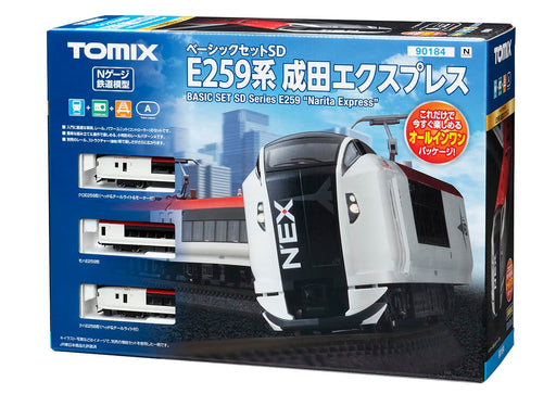 TOMYTEC 90184 N gauge BASIC SET SD E259 Series Narita Express Railway Model NEW_1