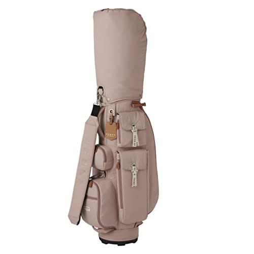 ONOFF Golf Ladies Cart Caddy Bag LOGO RIBBON 8.5 x 46 in 2.5kg Dusty Pink OB0722_6
