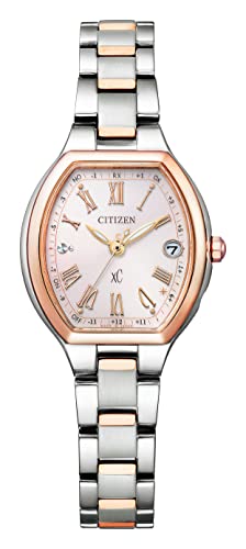 CITIZEN xC Eco-Drive ES9364-57W Pink Dial Solor Radio Women's Watch Stainless_1