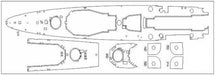 1/700 Wooden Deck for HMS Ajax 1939 for Fly Hawk FH1110 Model Parts FLYFH710071_2