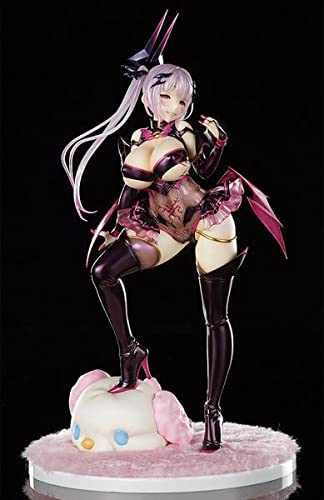 native Kuuki Sato Original Character Eviltia 1/7 scale PVC Figure Pink Cat NEW_2