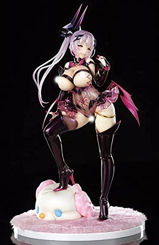 native Kuuki Sato Original Character Eviltia 1/7 scale PVC Figure Pink Cat NEW_3