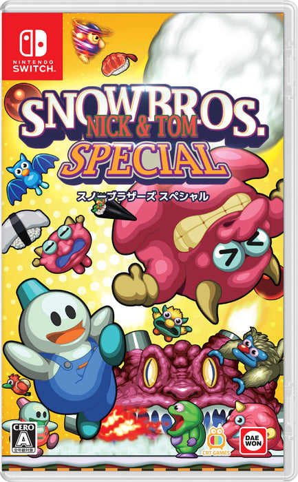 SNOWBROS. NICK & TOM SPECIAL Switch with sticker x3 DAEWON MEDIA HAC-P-A7S7A NEW_1