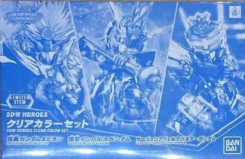 Event Item SDW HEROES clear color set SD Gundam World Heroes Plastic Model Kit_1