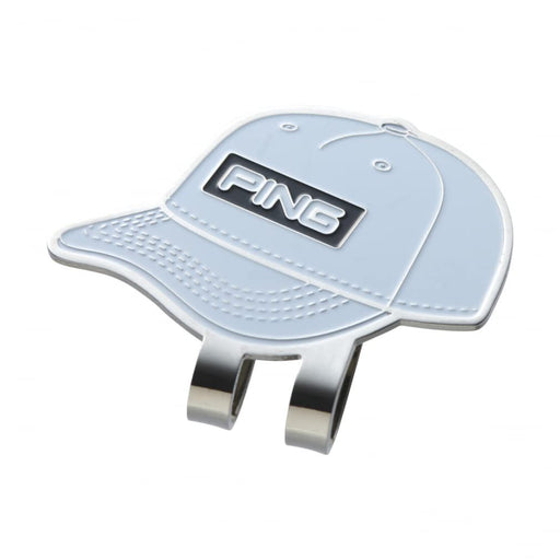 PING AC-U226 36221-01 Golf Cap Marker White Candy Bar Cap Style Iron Magnet NEW_2