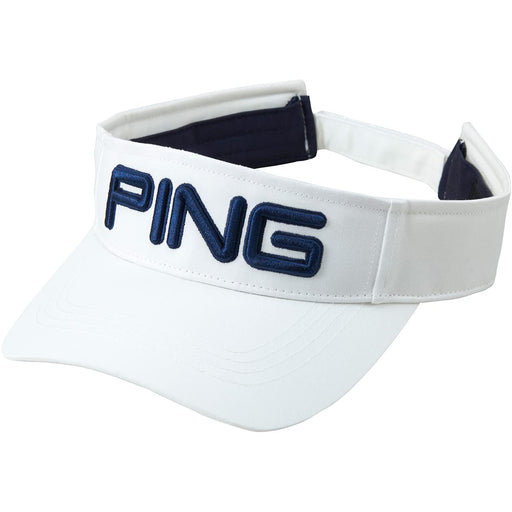 PING Golf Deo.0 Cap Visor Tour Model HW-U222 Flex Fit White 36174-03 Cotton NEW_1