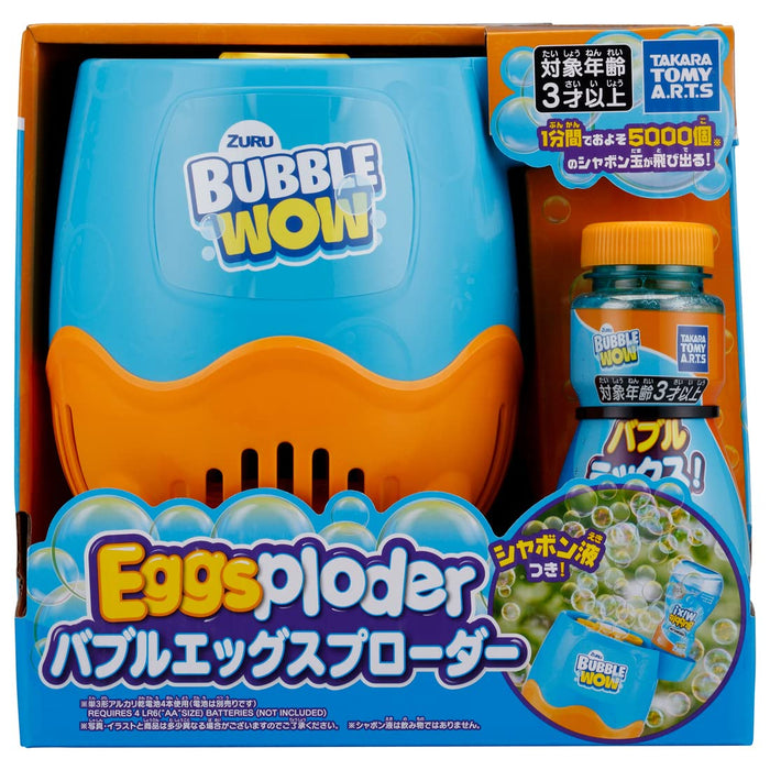 TAKARATOMY A.R.T.S bubble egg spreader Battery Powered soap bubble maker NEW_3