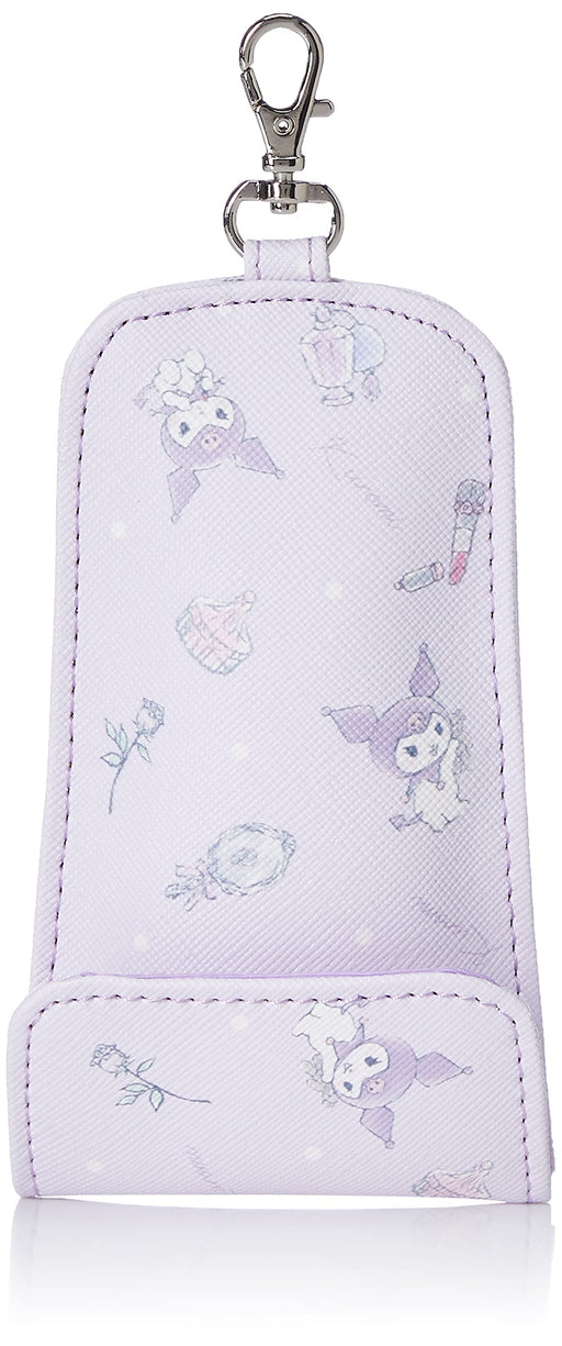 Aldie Sanrio SR1-6KU Women's Kuromi Key Case with Reel H12xW7xD1cm 3-hook NEW_1