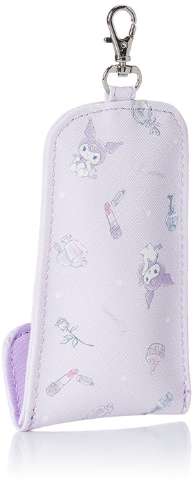 Aldie Sanrio SR1-6KU Women's Kuromi Key Case with Reel H12xW7xD1cm 3-hook NEW_2