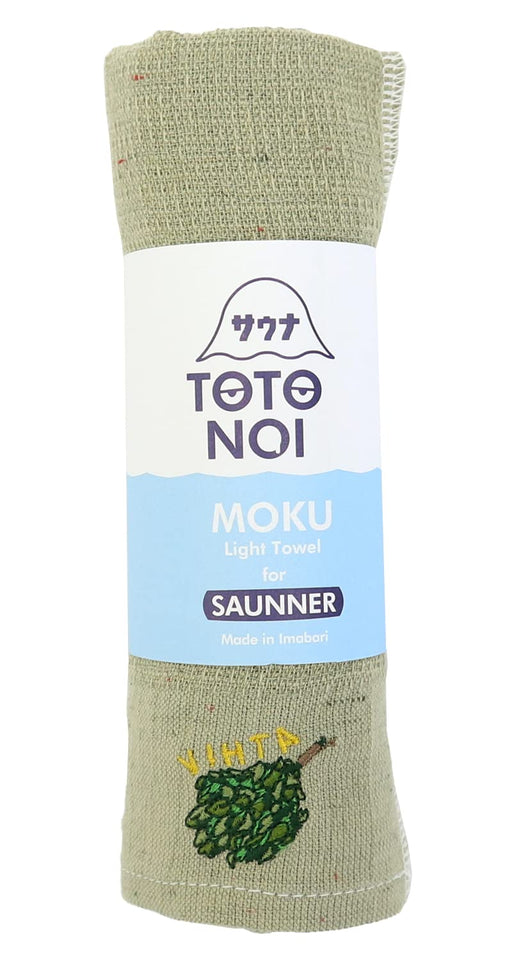Imabari Towel Kontex Sauna MOKU Light Towel Face Towel Vihita Khaki 55072-043_1
