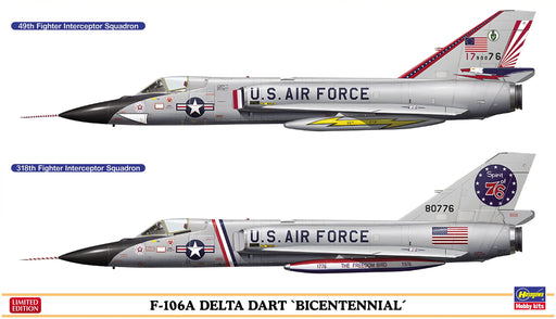 Hasegawa 1/72 US Air Force F-106A Delta Dart Bicentennial set Model kit 02402_1