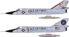 Hasegawa 1/72 US Air Force F-106A Delta Dart Bicentennial set Model kit 02402_5