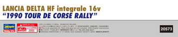 Hasegawa 1/24 LANCIA DELTA HF Integrale 16v 1990 TOUR DE CORSE RALLY kit 20573_4