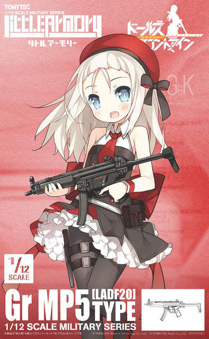 Tomytec 1/12 Little Armory LADF20 Dolls Frontline Gr MP5 Type Model Kit 317128_1