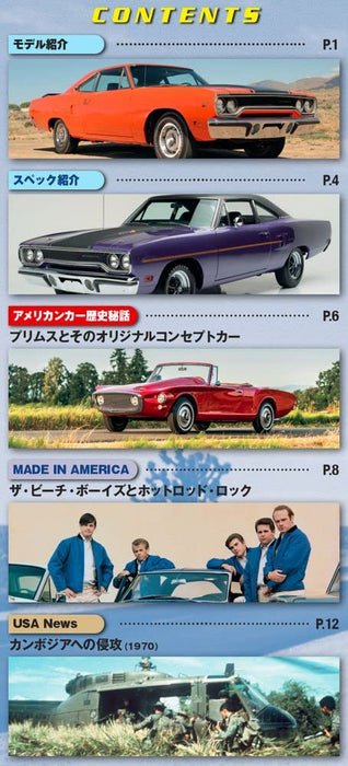 1/43 Plymouth Road Runner 1970 Diecast toy car American Car Collection #17 NEW_2