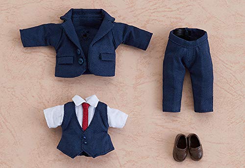 Nendoroid Doll Outfit Set: Suit (Navy) Cotton, Polyester, PVC, Magnets NEW_2