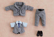 Nendoroid Doll Outfit Set: Suit (Gray) Cotton, Polyester, PVC, Magnets NEW_2