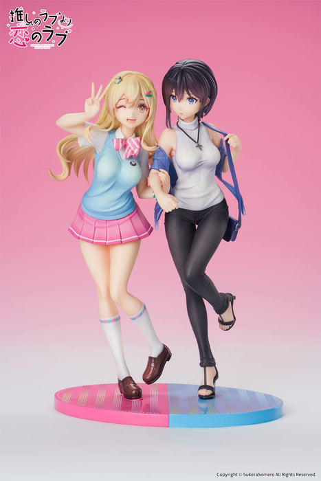 Apex OshiRabu: Waifus Over Husbandos Ren Furutachi & Akuru Hayahoshi 1/7 Figure_2