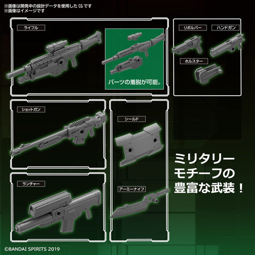 Bandai Spirits 30MM Customized Weapons (Military Armed) model kit ‎2616282 NEW_2