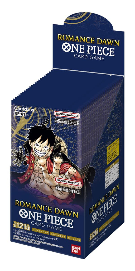 BANDAI ONE PIECE card game ROMANCE DAWN OP-01 BOX booster pack 6cards x 24packs_2