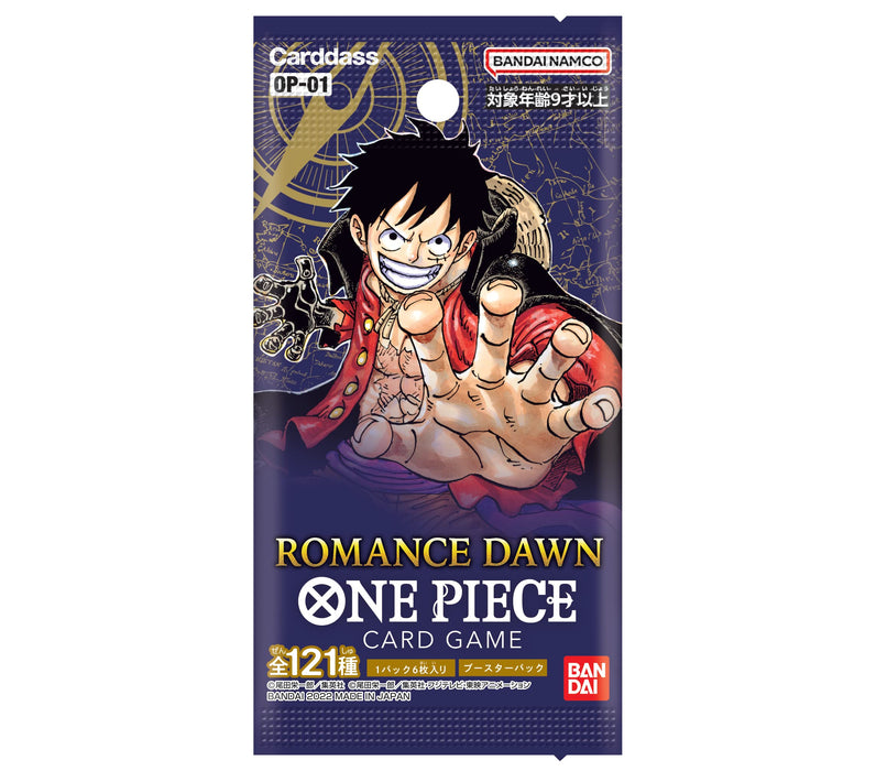 BANDAI ONE PIECE card game ROMANCE DAWN OP-01 BOX booster pack 6cards x 24packs_3