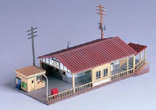 GREENMAX N gauge Pre-colored Small Station Painted Unassembled Kit 2614 NEW_1