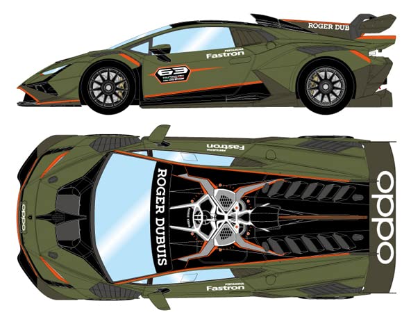 EIDOLON 1/43 Lamborghini Huracan Super Trofeo EVO2 2021 Matte Green EM636A NEW_1